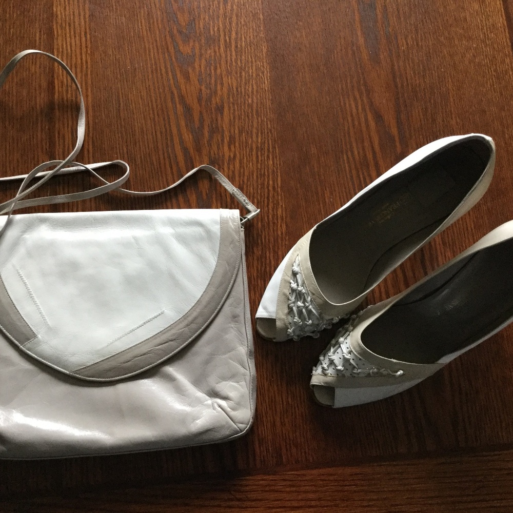 Leather Handbag & Leather Shoes